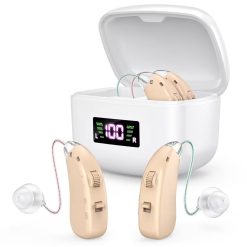 Rechargeable Behind-the-Ear Hearing Amplifier Aid