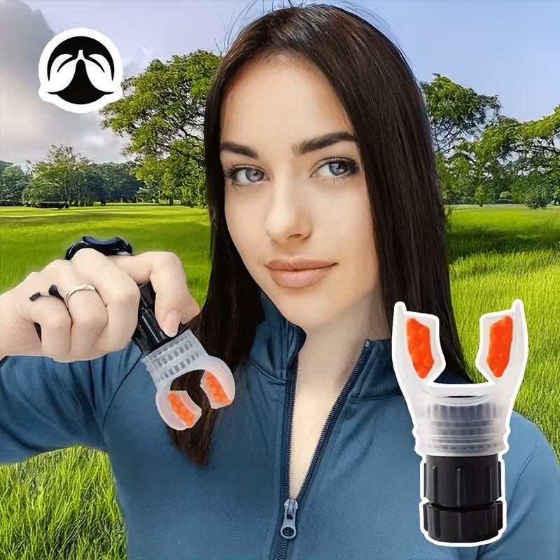 Abdominal Breathing Trainer with Mouthpiece